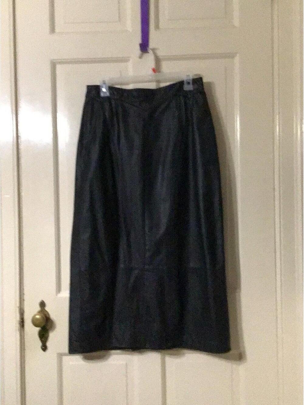 Black Leather Skirt